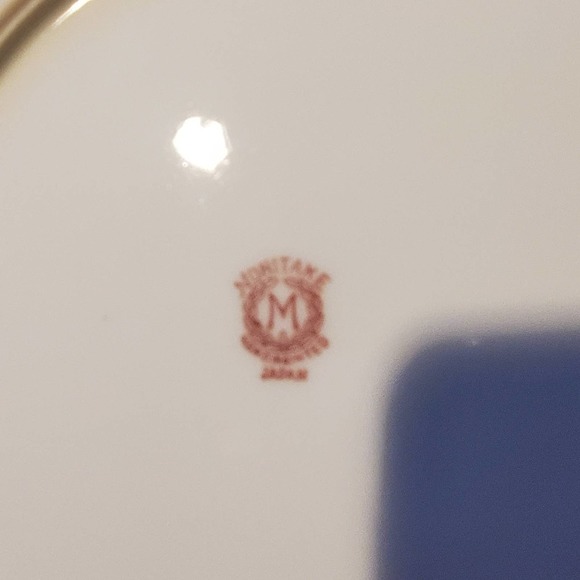 Noritake Mormura M plate and bowl Hand‎ Painted Japan mark - Picture 5 of 12